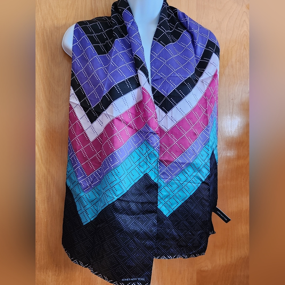 Jones New York Silk Scarf